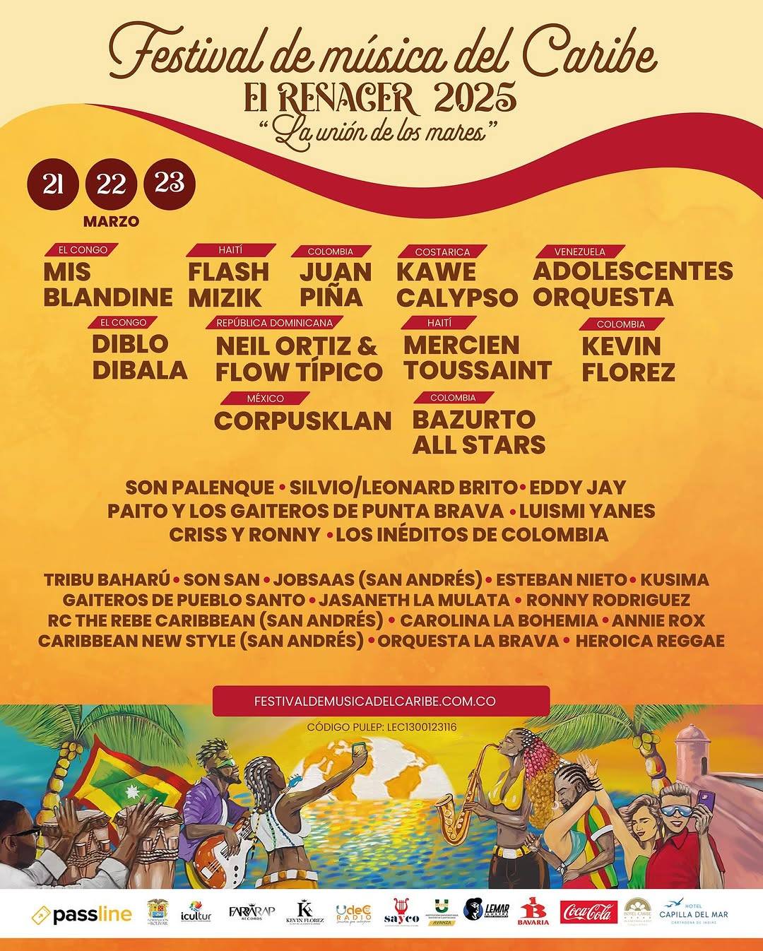 Renace el Festival de Música del Caribe, Cartagena de Indias / La Música En Venas